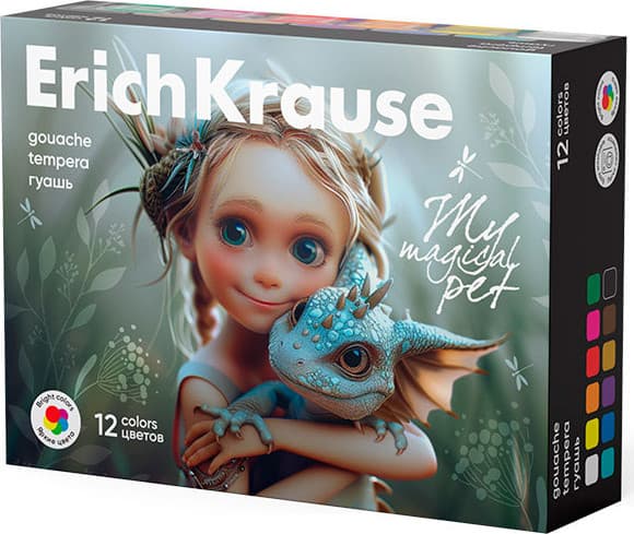 Гуашь Erich Krause Magic Pet / 62979