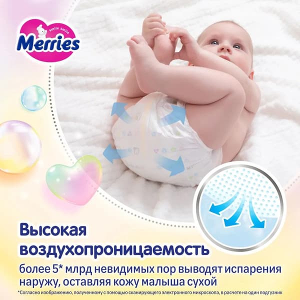 Подгузники детские Merries XL 6