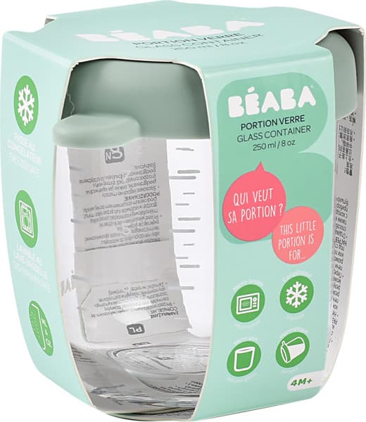 Контейнер для детского питания Beaba Sage Green Portion Verre 914014 2