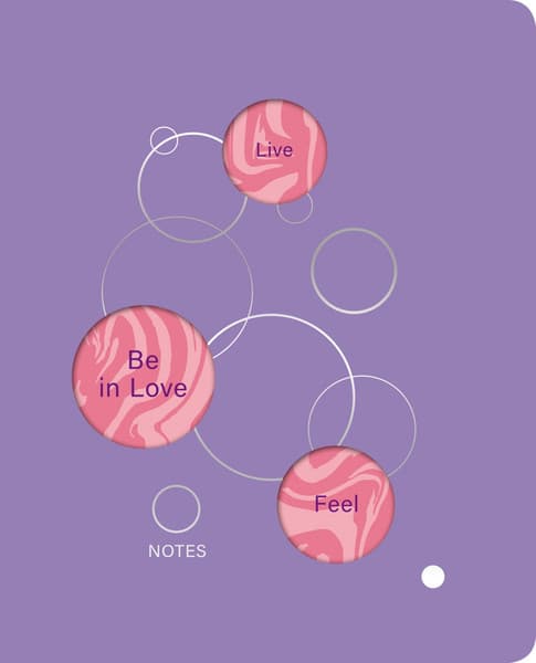 Тетрадь Listoff Total Lilac. Bubbles / ТКФ487937 2