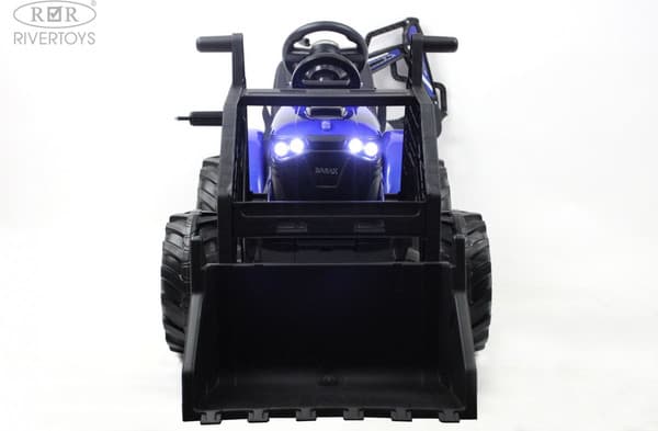 Детский автомобиль RiverToys Экскаватор-погрузчик / A777MP 8