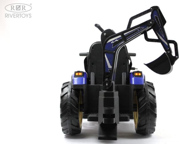 Детский автомобиль RiverToys Экскаватор-погрузчик / A777MP 9