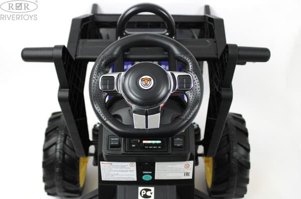 Детский автомобиль RiverToys Экскаватор-погрузчик / A777MP 10