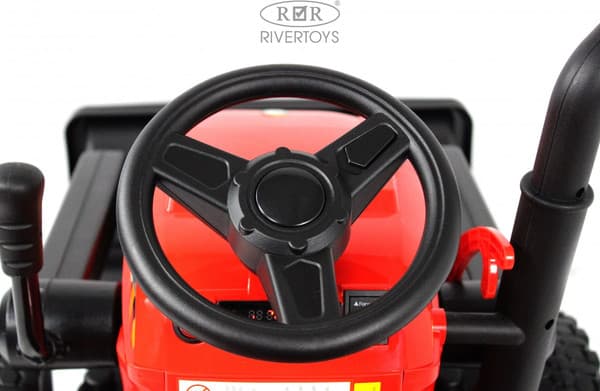 Детский автомобиль RiverToys Трактор-погрузчик / T333TT 7