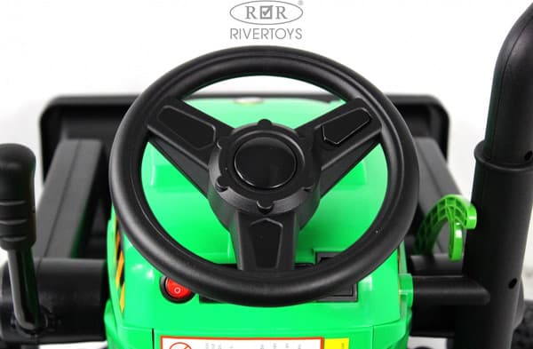 Детский автомобиль RiverToys Трактор-погрузчик / T333TT 7