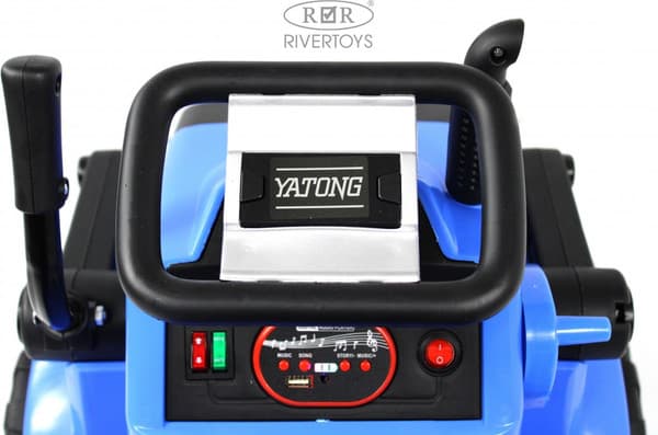 Детский автомобиль RiverToys Трактор-погрузчик / C004MC 5
