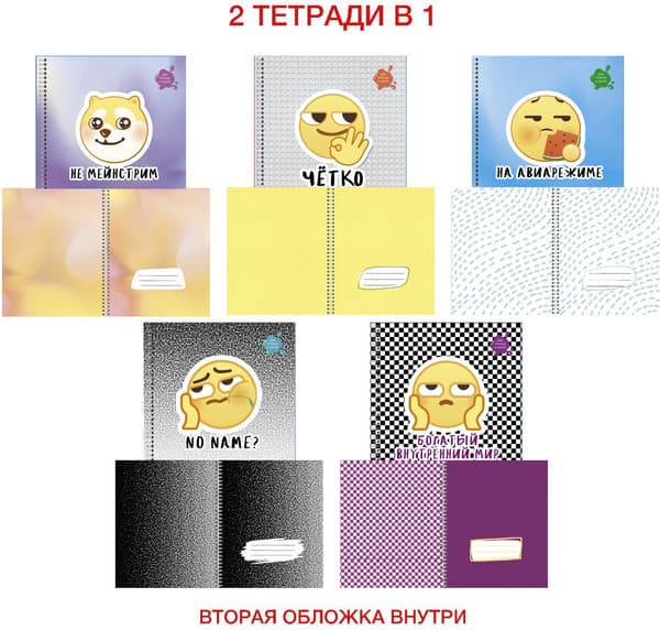 Тетрадь Listoff Четкий микс / ТСЛ968466 6