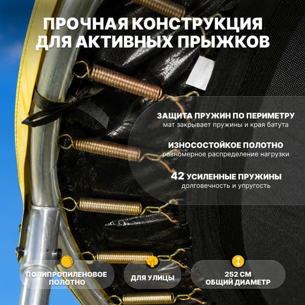 Батут Sundays Favorite Premium-D252/8FT 3