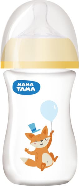 Бутылочка для кормления Мама Тама С широким горлышком / MT/094