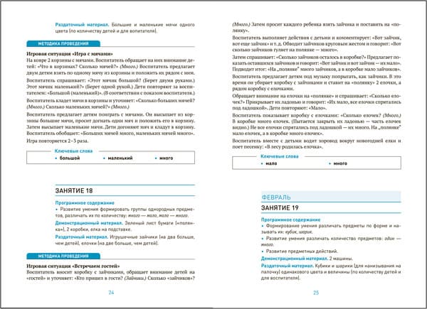 План-конспект уроков Мозаика-Синтез Формирование элементарных матем. представлений. 2-3 / МС14284 3