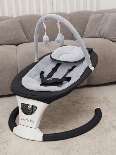 Детский шезлонг Amarobaby Teddy Swing / AB24-22TED/09 5