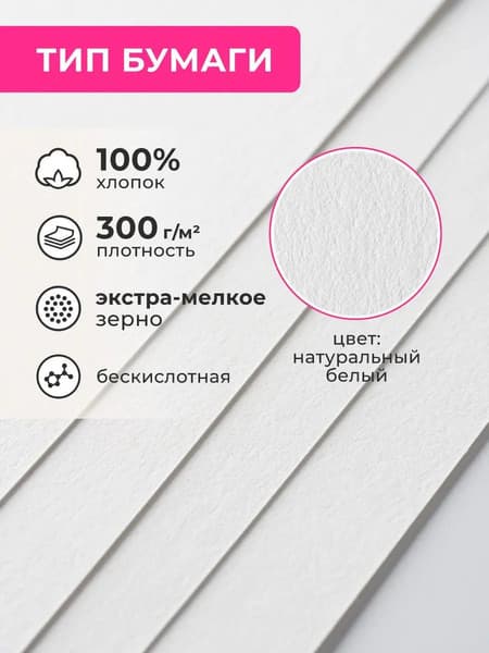 Набор бумаги для рисования Малевичъ Monet / 402231 3