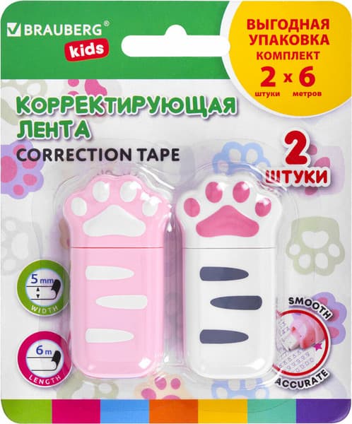 Корректор для текста Brauberg Kids. Лапки / 272498 8