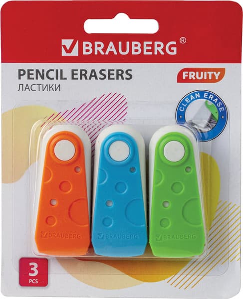 Набор ластиков Brauberg Fruity / 229563 7