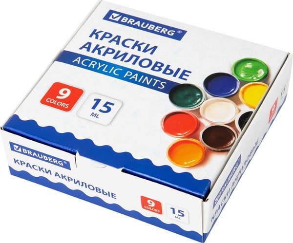 Акриловые краски Brauberg 192563 2