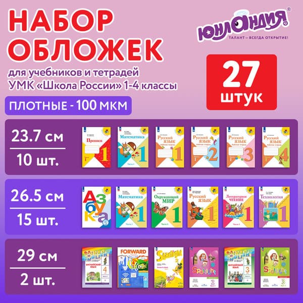 Набор обложек Юнландия 272706 2