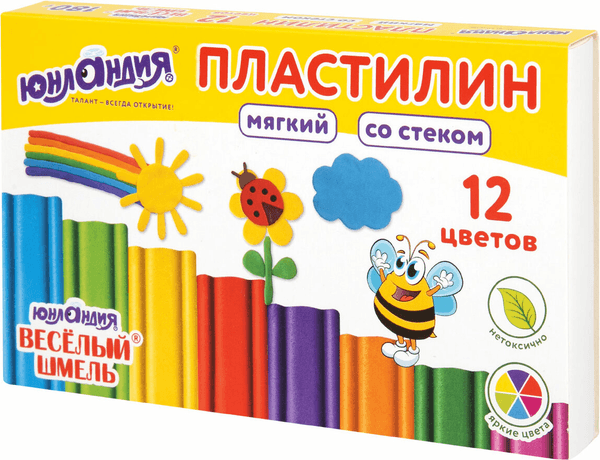 Пластилин Юнландия Веселый шмель / 106672