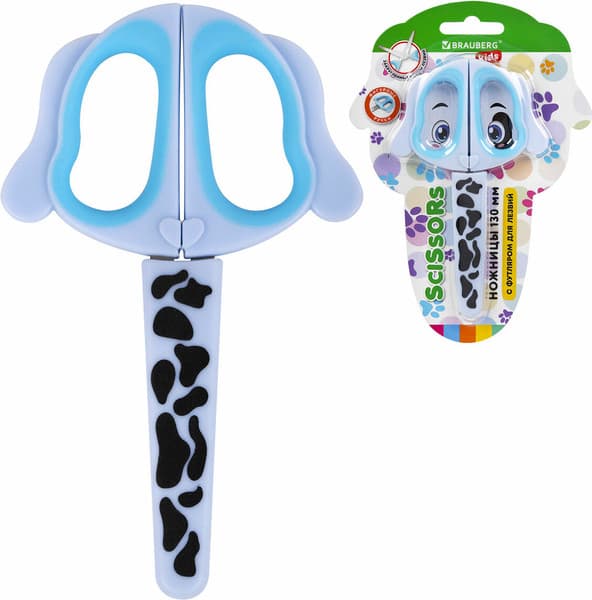 Ножницы канцелярские Brauberg Kids. Далматин / 238352 8