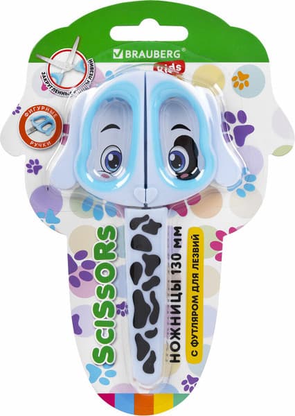 Ножницы канцелярские Brauberg Kids. Далматин / 238352 9