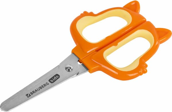 Ножницы канцелярские Brauberg Kids. Белочка / 238353