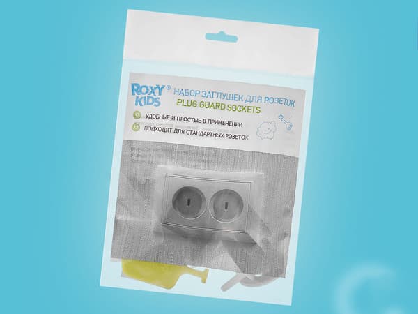 Набор заглушек для розеток ROXY-KIDS RSG-006W 3