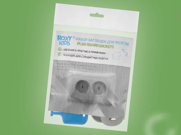 Набор заглушек для розеток ROXY-KIDS RSG-006G