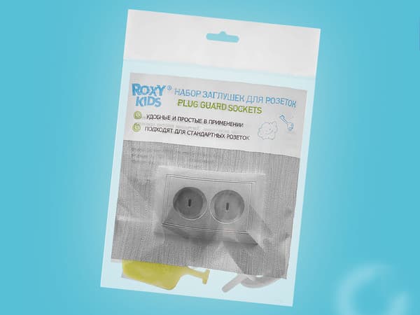 Набор заглушек для розеток ROXY-KIDS RSG-008W