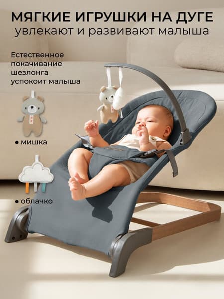 Детский шезлонг Amarobaby Harmony / AB24-25HR/10 5