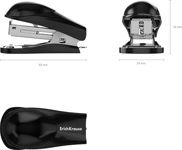Степлер Erich Krause Compact Classic Мини №10 / 61733 4