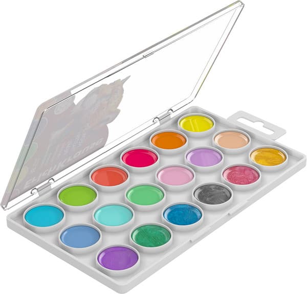 Акварельные краски Erich Krause Safari Neon, Pastel, Pearl / 61380 2