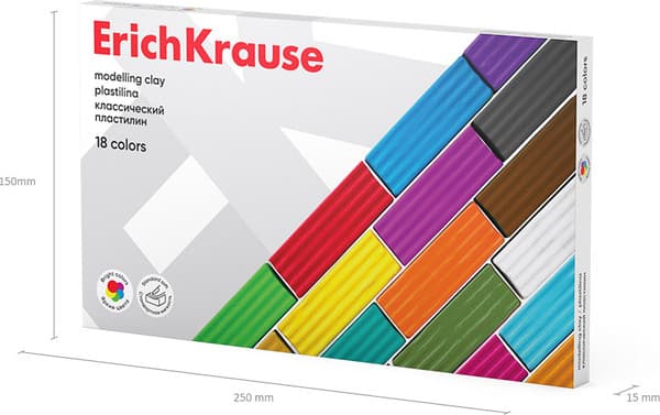 Пластилин Erich Krause Классический / 61318 7