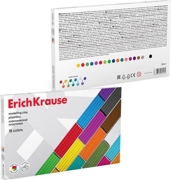 Пластилин Erich Krause Классический / 61318 2