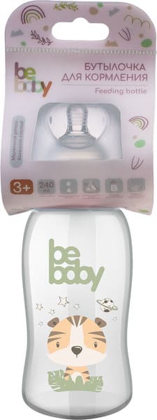 Бутылочка для кормления Be Baby Антиколиковая / R-07B/240 5
