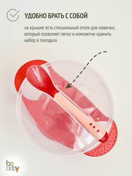 Набор посуды для кормления Be Baby LM-9213 4