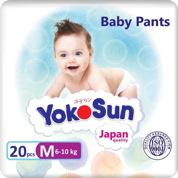 Подгузники-трусики детские YokoSun M 6-10кг