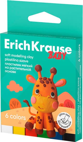 Пластилин Erich Krause Baby с Алоэ Вера / 61320