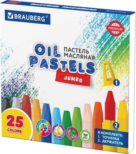 Набор масляной пастели Brauberg Premium / 272712