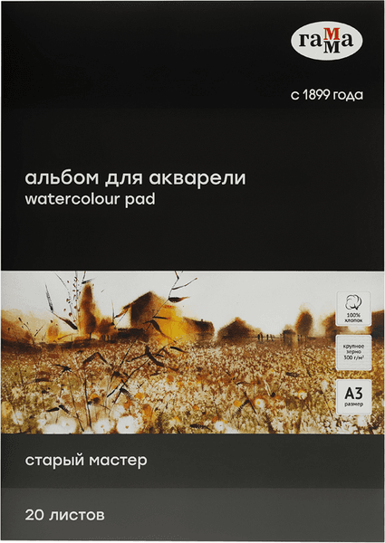 Альбом для рисования ГАММА Старый Мастер / 215538AGRC