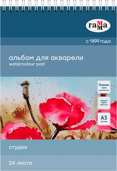 Альбом для рисования ГАММА Студия / 50C01S724W