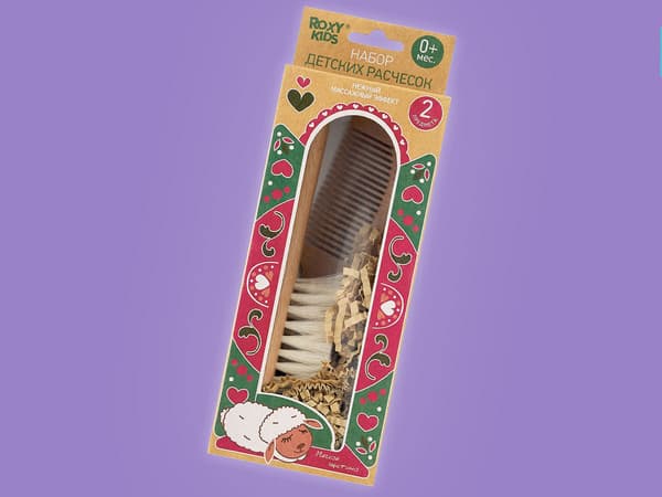 Расческа детская ROXY-KIDS RBH-004-1W 8