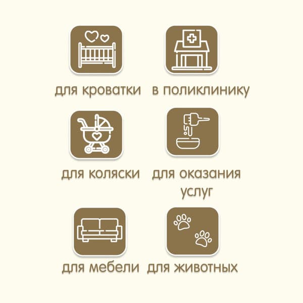 Клеенка детская Inseense Подкладная с ПВХ покрытием / Ins071kl11 3