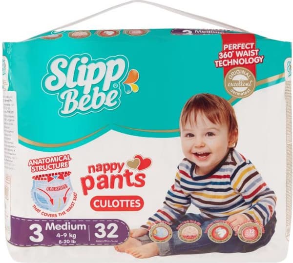 Подгузники-трусики детские Slipp Bebe №3 4-9кг