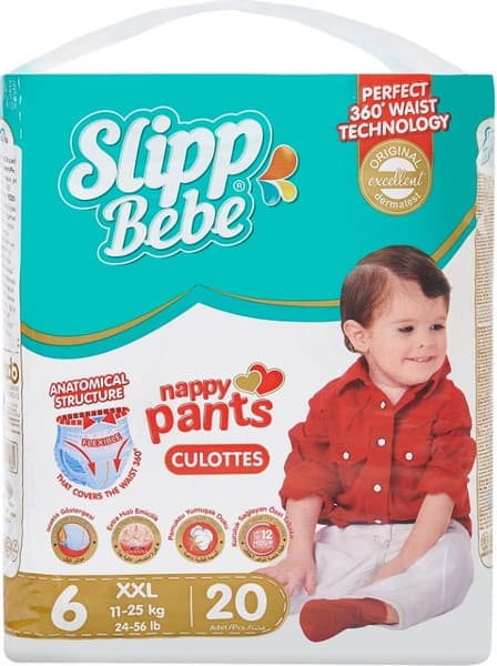 Подгузники-трусики детские Slipp Bebe №6 15+кг / EP-306