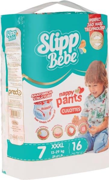 Подгузники-трусики детские Slipp Bebe №7 13-29кг