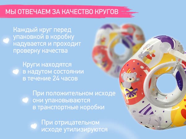 Круг для купания ROXY-KIDS Мишка Party / RTT-002P 5