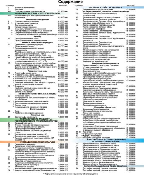Атлас Белкартография География Беларуси. 9 класс 6