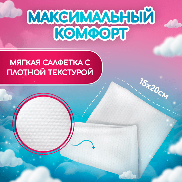 Влажные салфетки детские Hoshi 110шт 6