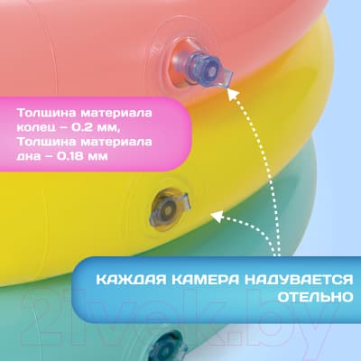 Надувной бассейн Intex Радуга 2 / 57107NP 4