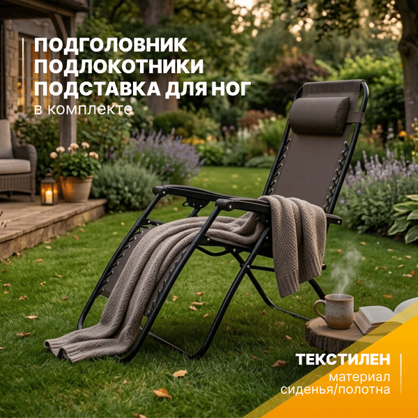Складной шезлонг Sundays ZC-CC010-2 3