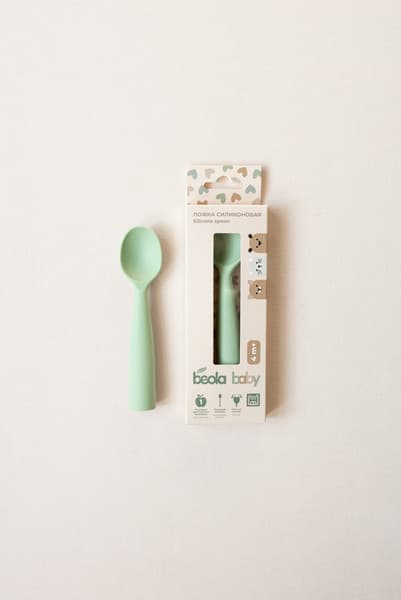 Ложка для кормления Beola baby Силиконовая / HS-02 2